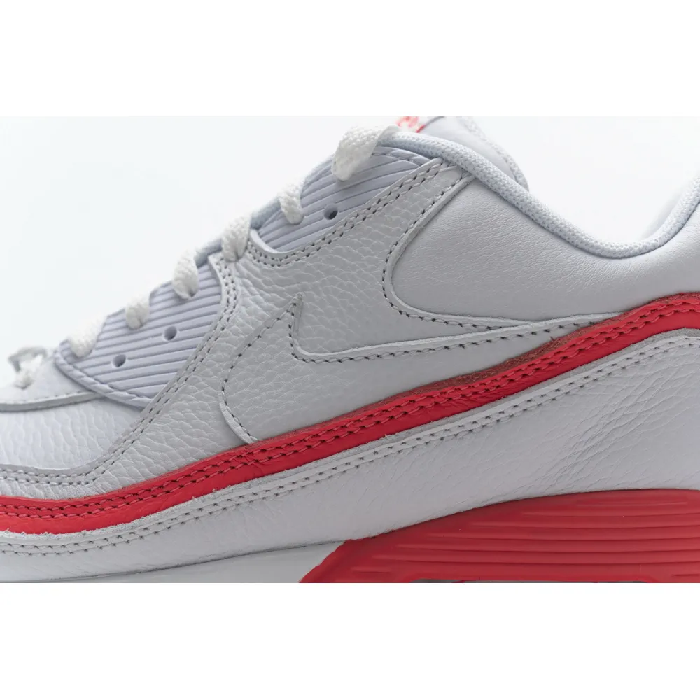 Nike Air Max 90 Undefeated White Solar Red