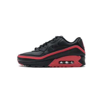 Nike Air Max 90 Undefeated Black Solar Red  CJ7197-003 01