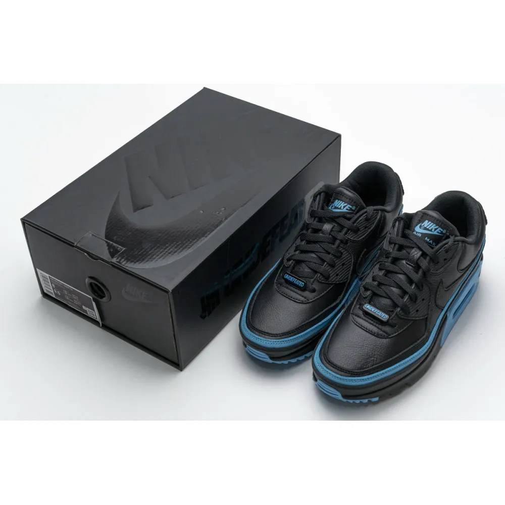 Nike Air Max 90 Undefeated Black Blue Fury