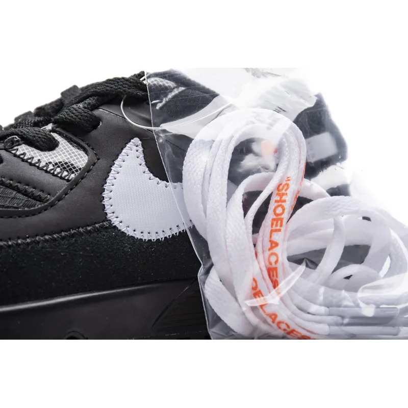Nike Air Max 90 OFF-WHITE Black White (TD)