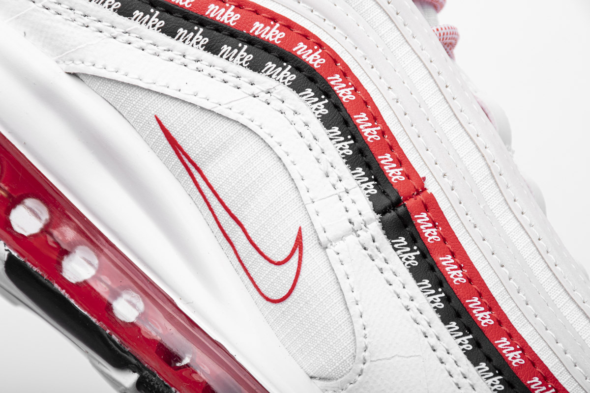 Nike Air Max 97 Sketch Logo White Black Red