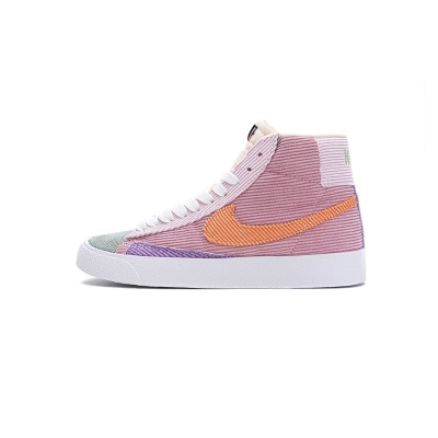 Nike Blazer Mid 77 VNTG Green Burgundy Orange   CT0715-683 01