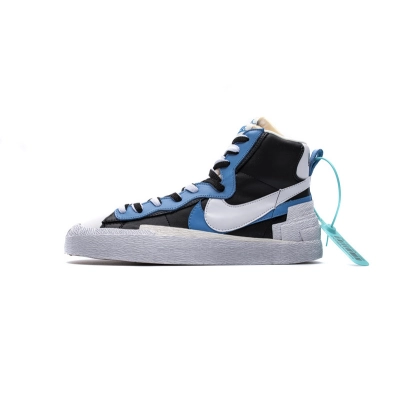 Nike Blazer Mid sacai White Black Legend Blue  BV0072-001 01