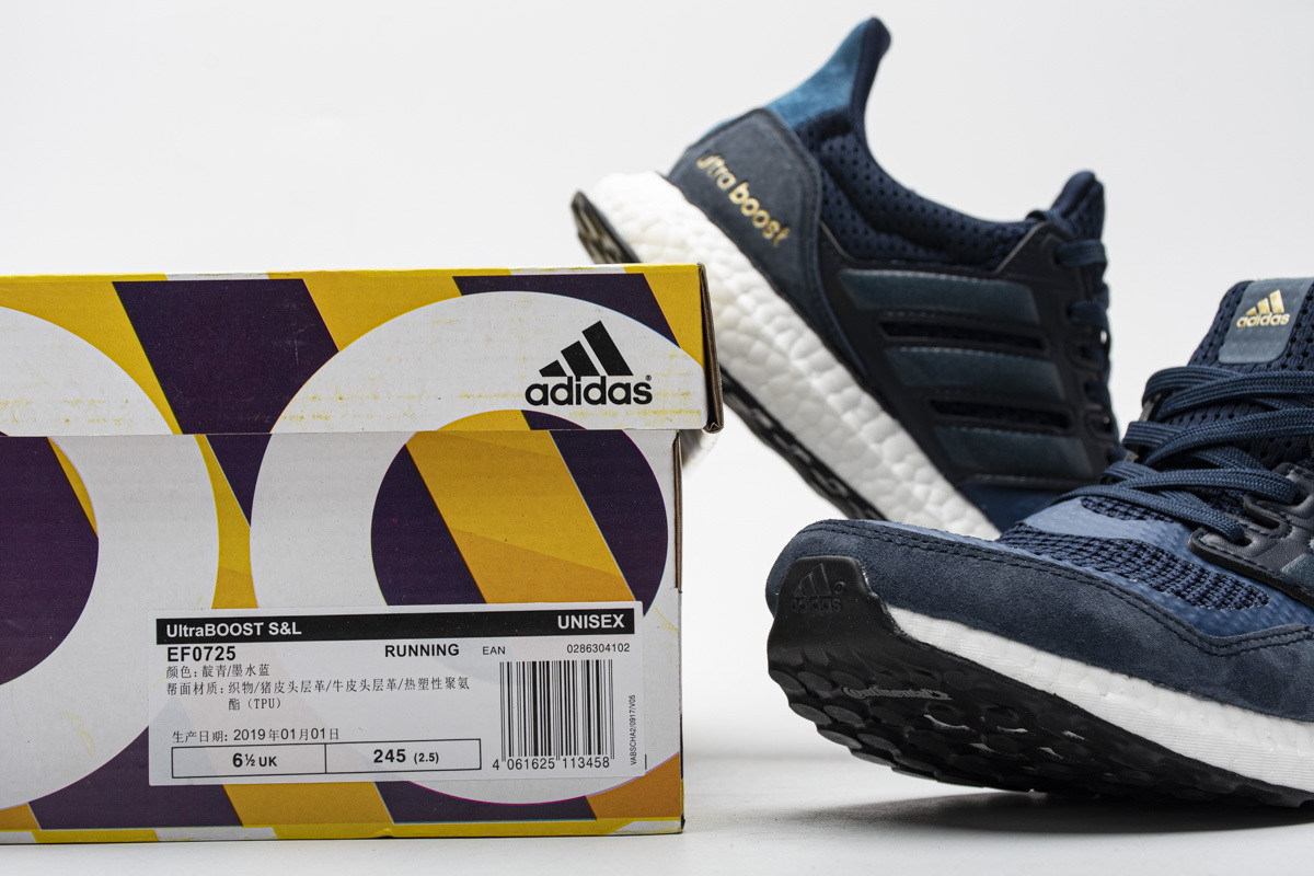 Adidas Ultra Boost S&L Collegiate Navy Legend Marine