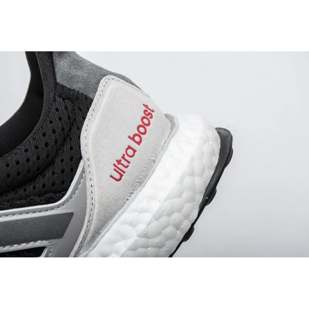 Adidas Ultra Boost S&L Black Grey Four Red