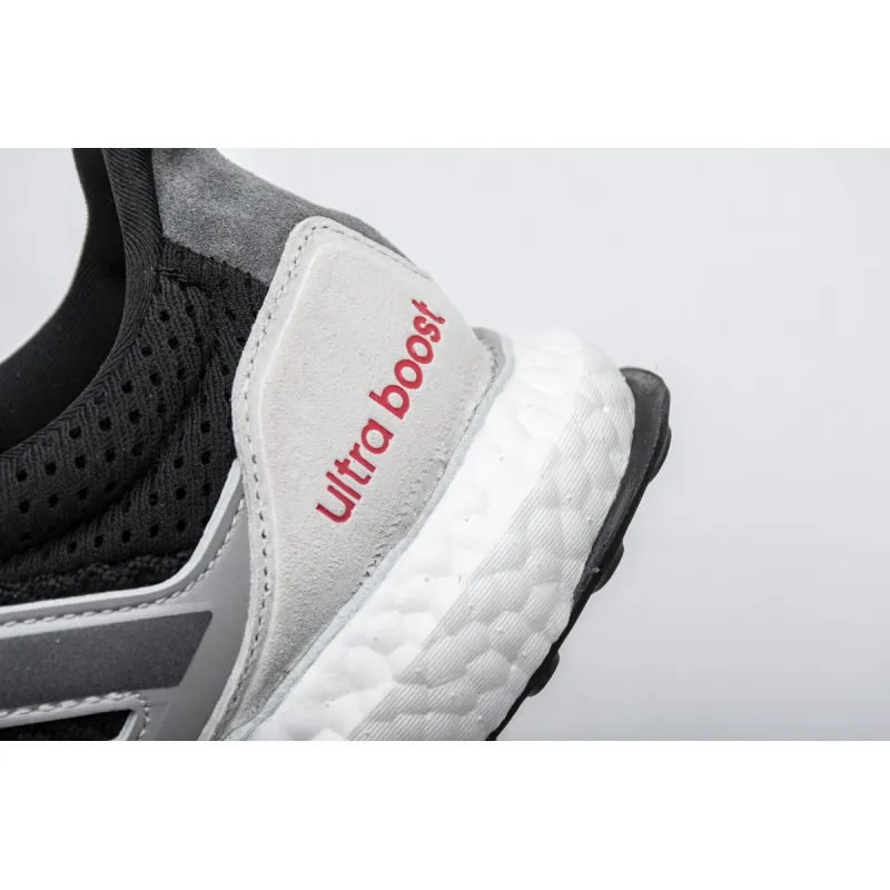 Adidas Ultra Boost S&L Black Grey Four Red