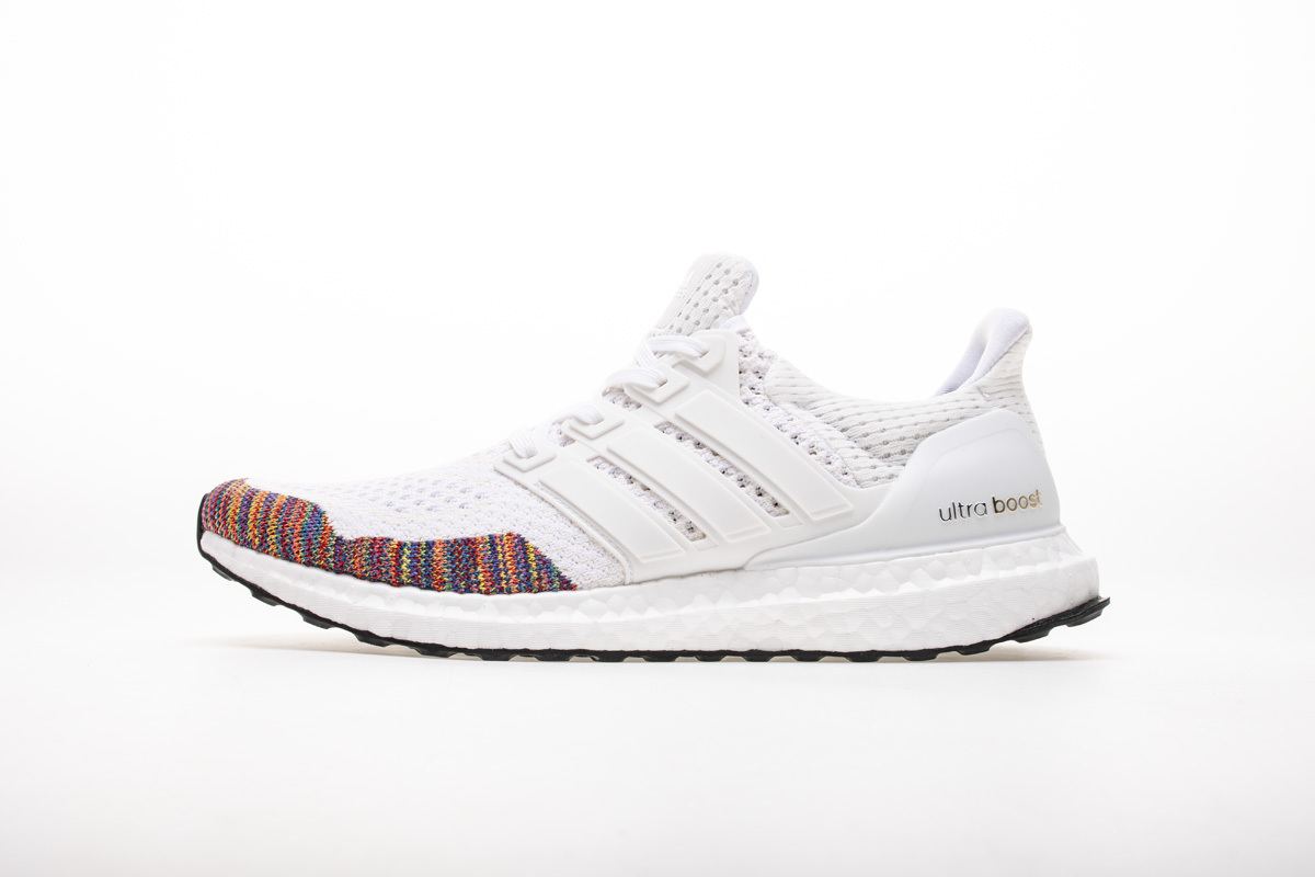 Adidas Ultra Boost 1.0 Multi-Color Toe White