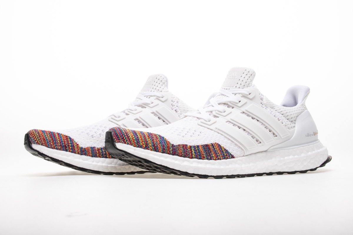 Adidas Ultra Boost 1.0 Multi-Color Toe White
