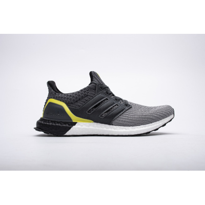 Adidas Ultra Boost 4.0 Grey Black Yellow G54003 02