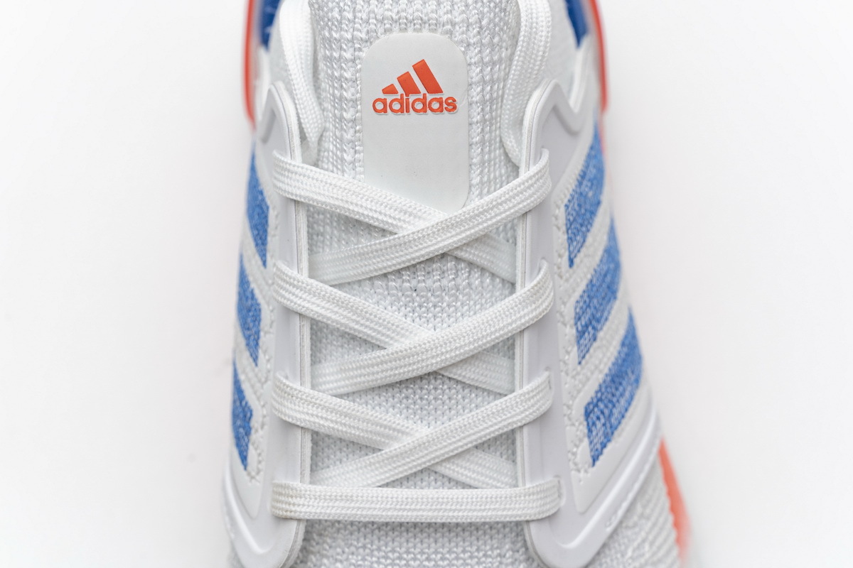 Adidas Ultra Boost 20 White Glory Blue Solar Red