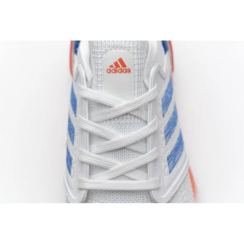 Adidas Ultra Boost 20 White Glory Blue Solar Red