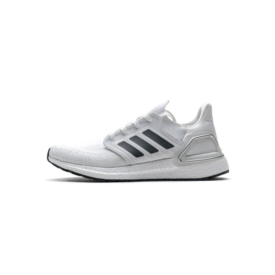 Adidas Ultra BOOST 20 CONSORTIUM White Silver Grey  EG0783 01