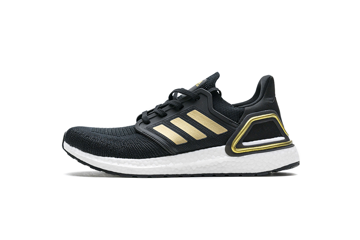Adidas Ultra Boost 20 Black Gold White