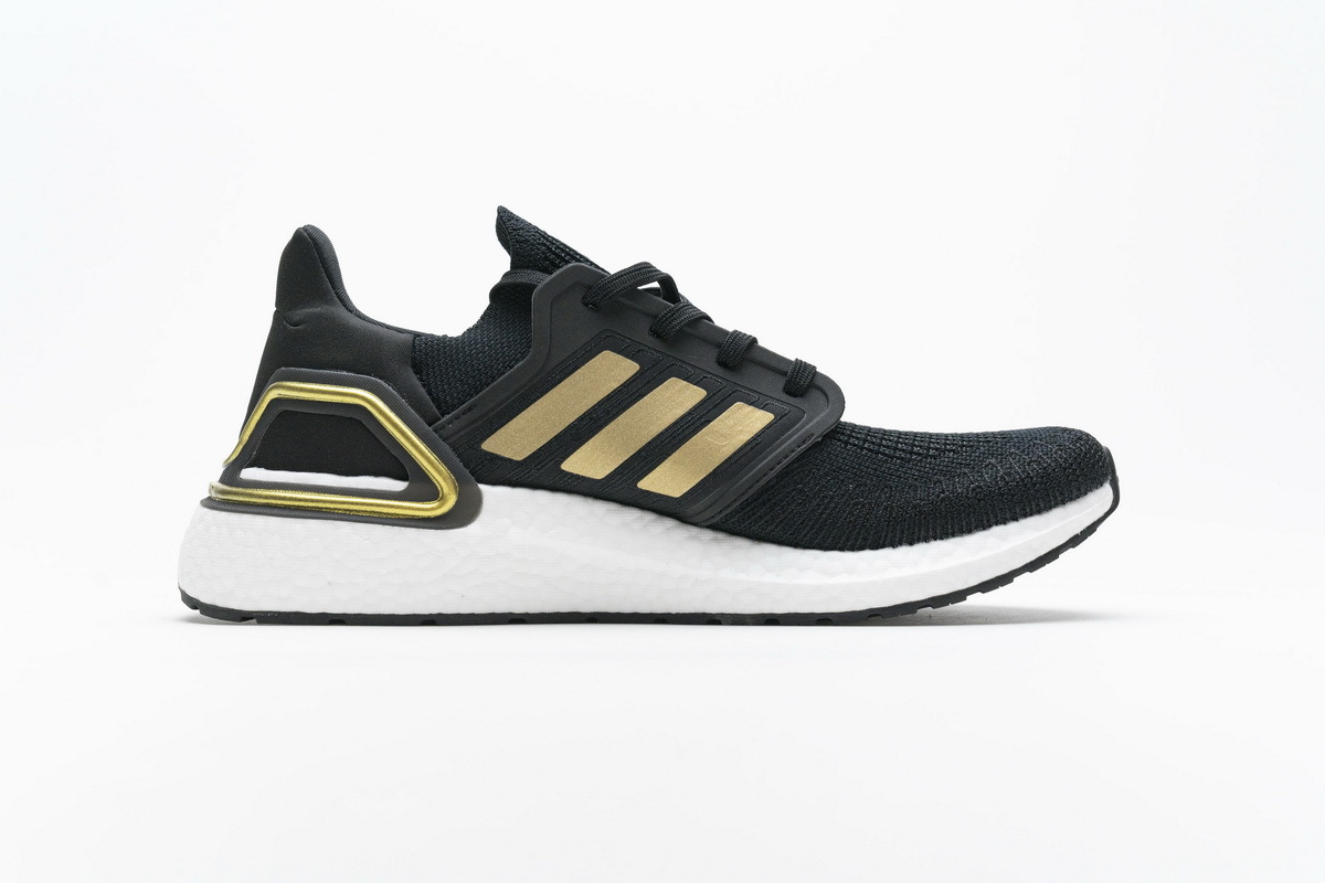 Adidas Ultra Boost 20 Black Gold White