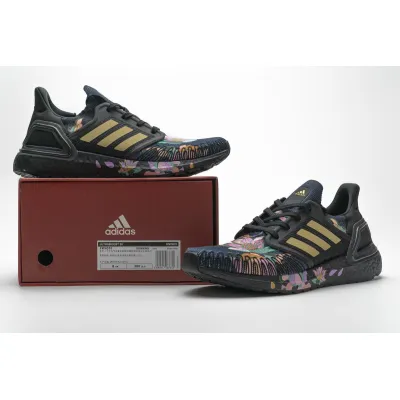 Adidas Ultra BOOST 20 Black White Red  FW4310 02
