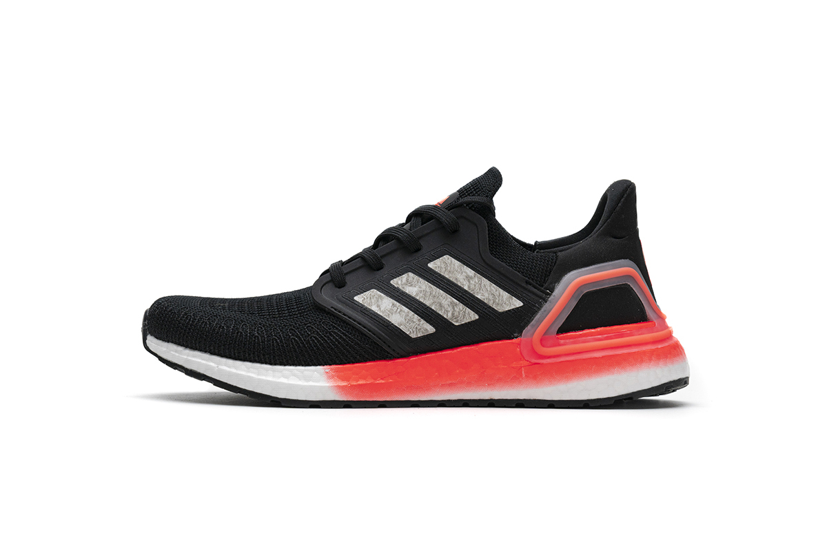 Adidas Ultra Boost 20 Core Black Signal Coral