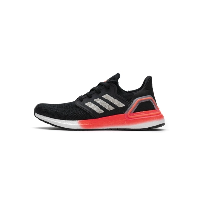 Adidas Ultra Boost 20 Core Black Signal Coral  EG0756 01