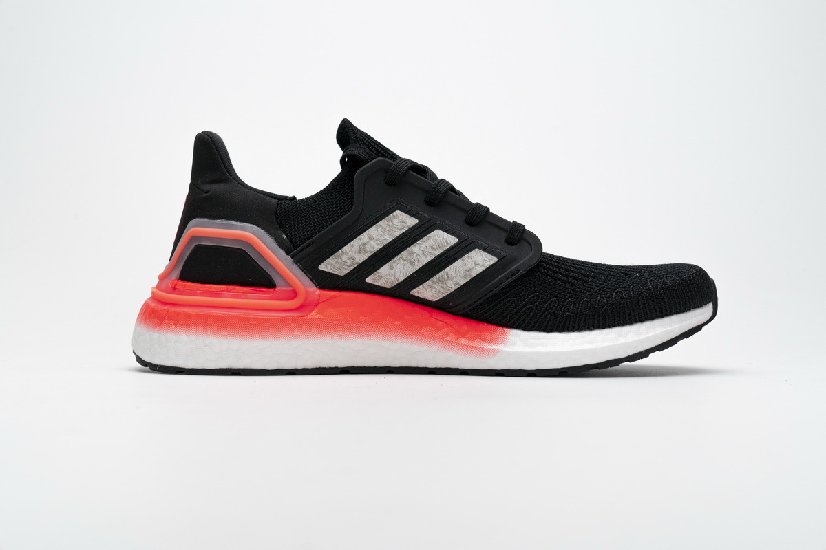 Adidas Ultra Boost 20 Core Black Signal Coral