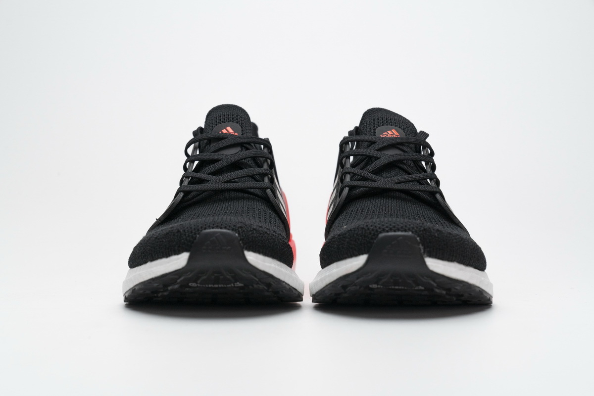 Adidas Ultra Boost 20 Core Black Signal Coral
