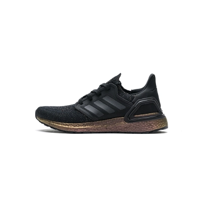 Adidas Ultra Boost 20 Black Signal Pink (GS) FV8335 01