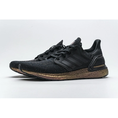 Adidas Ultra Boost 20 Black Signal Pink (GS) FV8335 02