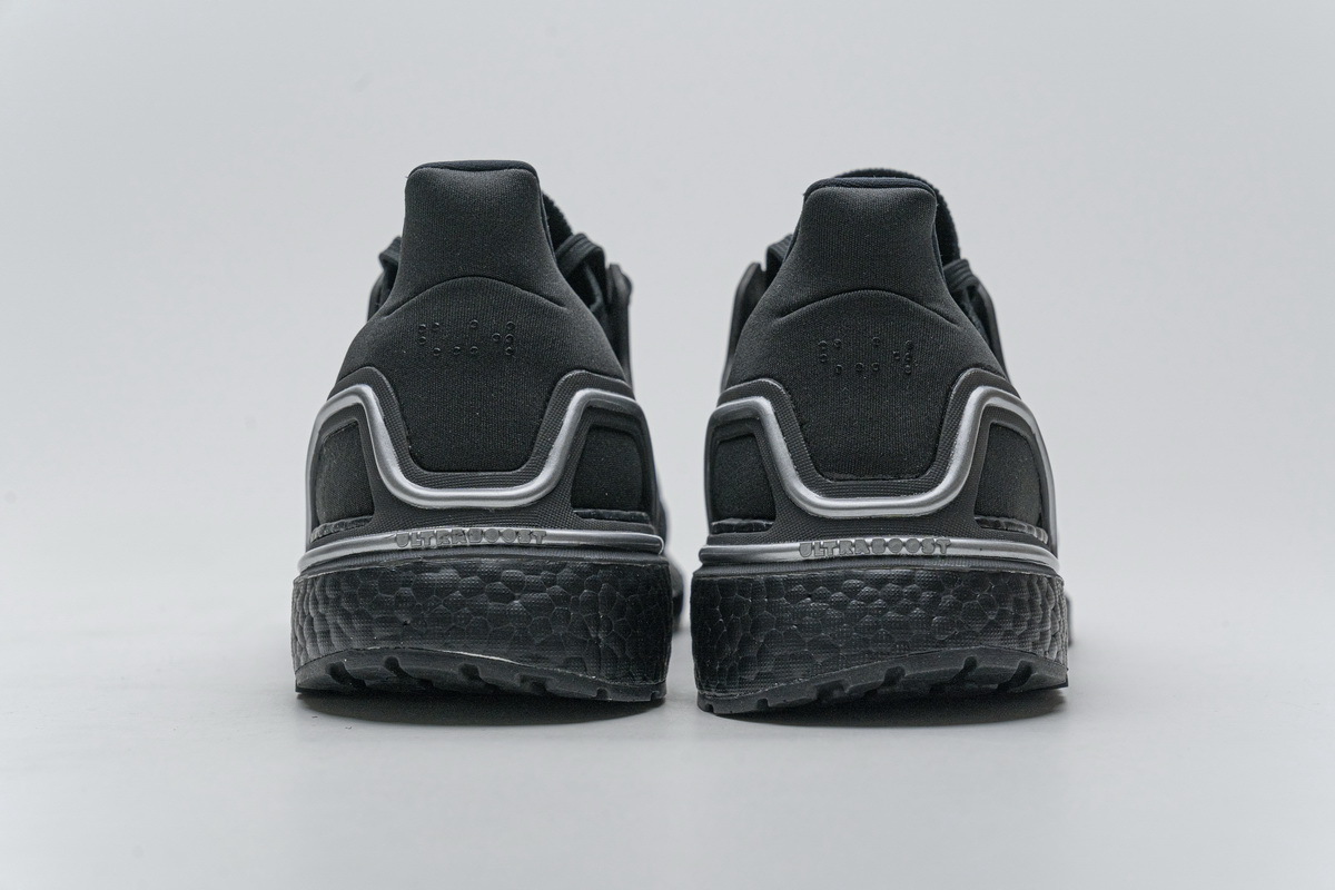 Adidas Ultra Boost 20 Core Black Silver Metallic