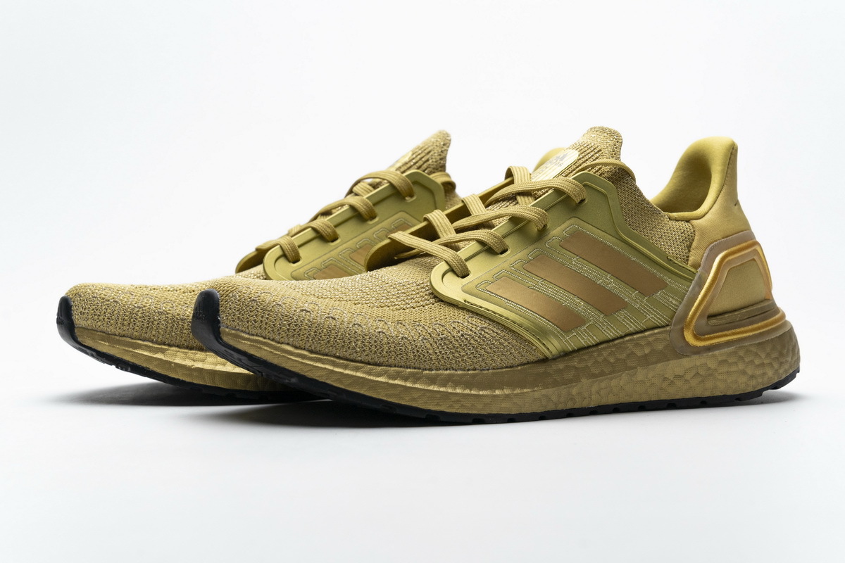 Adidas Ultra Boost 20 Gold Metallic