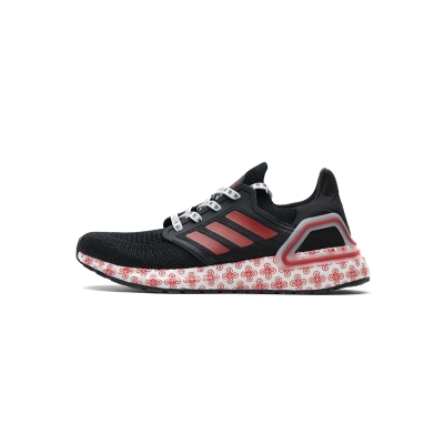 Adidas Ultra BOOST 20  Black Red  FX8886 01