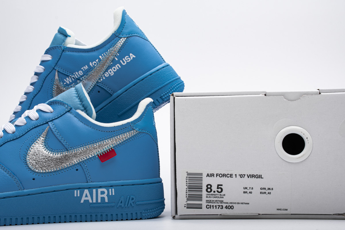 Nike Air Force 1 Low Off-White MCA University Blue