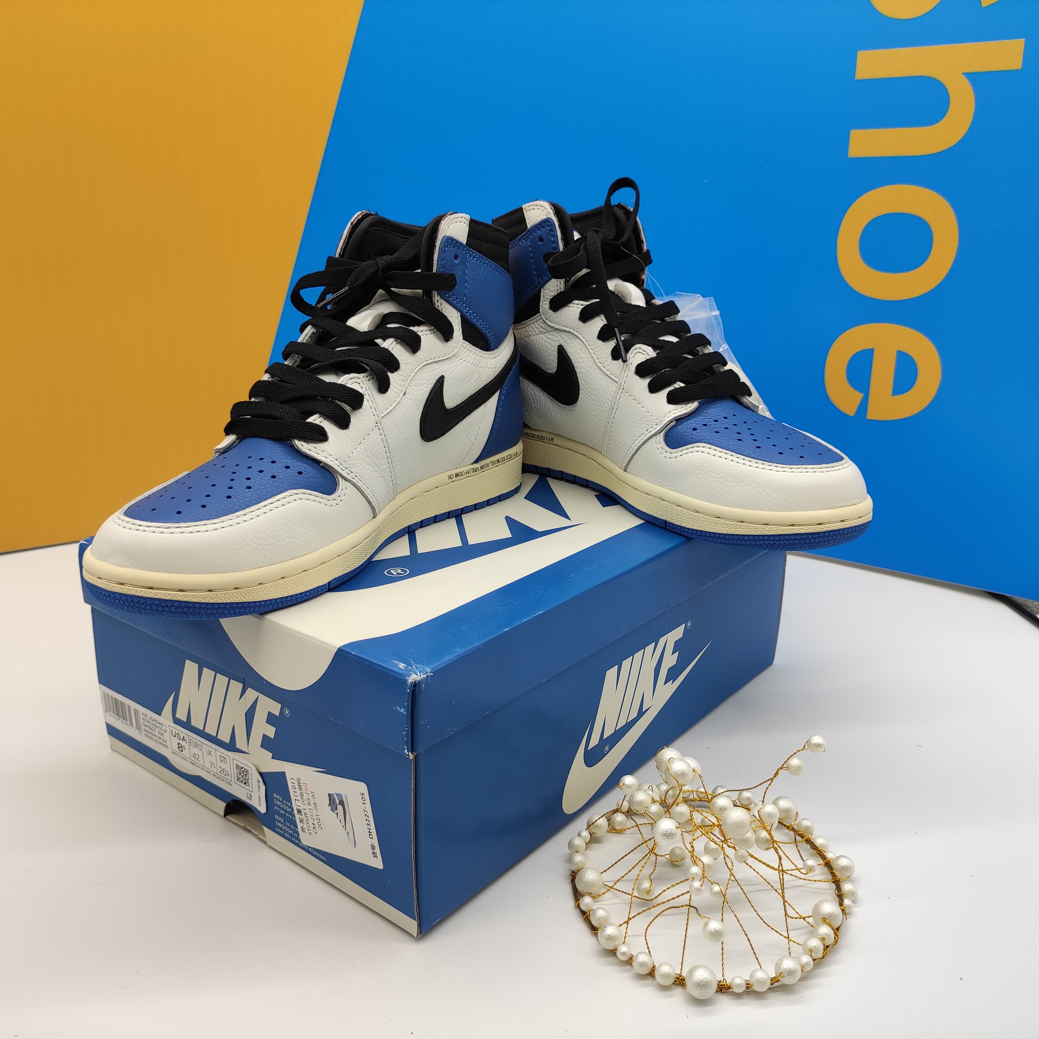 Og Tony Fragment x Travis Scott x Air Jordan 1 High OG Military DH3227-105