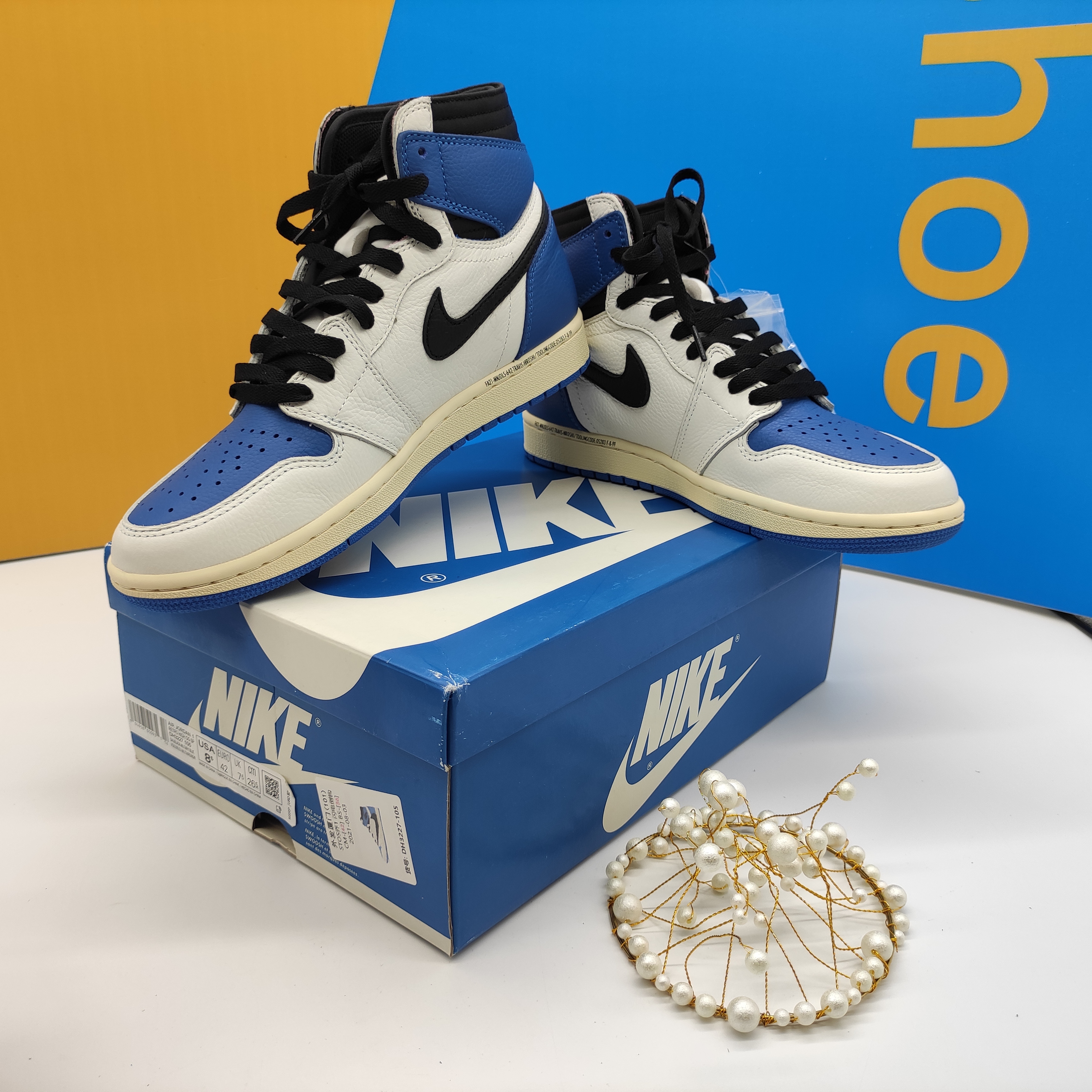 Og Tony Fragment x Travis Scott x Air Jordan 1 High OG Military DH3227-105