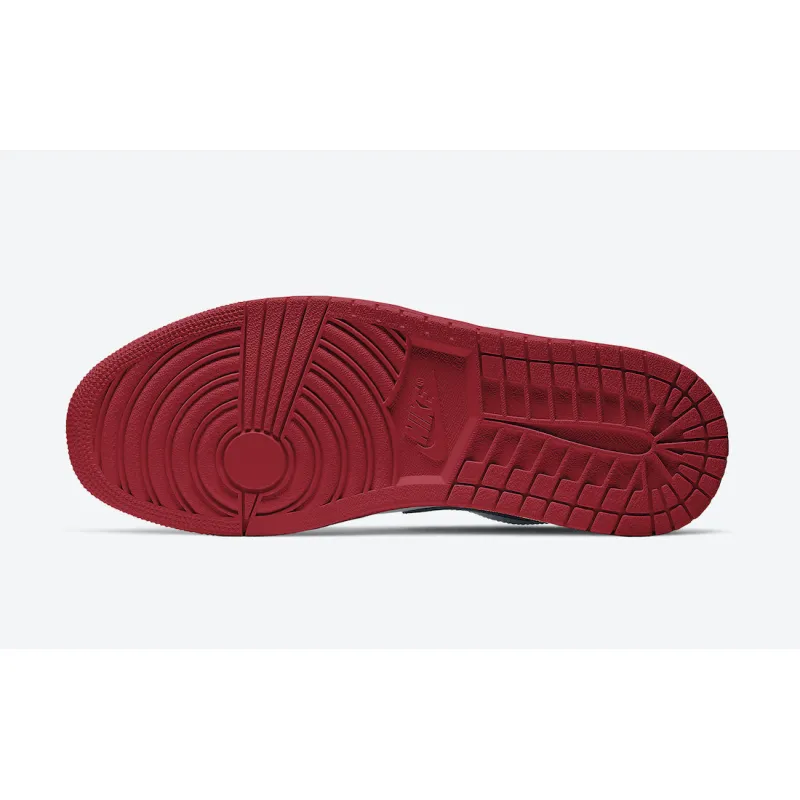 Air Jordan 1 Low White University Red Black