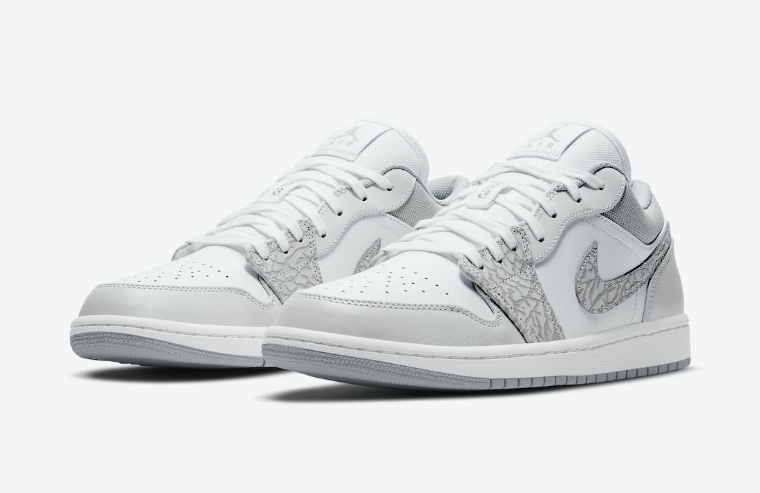 Air Jordan 1 Low PRM Smoke Grey Elephant