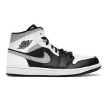 Air Jordan 1 Mid White Shadow 