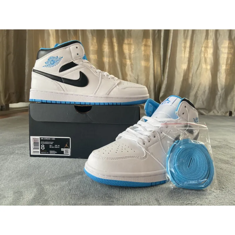 Air Jordan 1 Mid Laser Blue