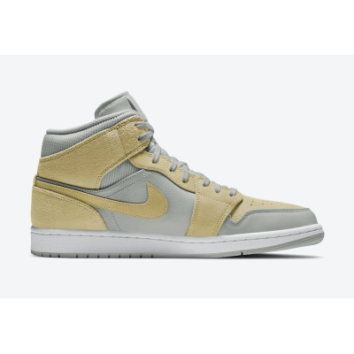 Air Jordan 1 Mid Mixed Textures Yellow DA4666-001 02
