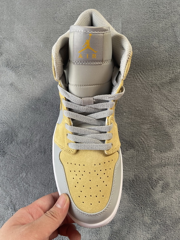 Air Jordan 1 Mid Mixed Textures Yellow