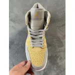Air Jordan 1 Mid Mixed Textures Yellow