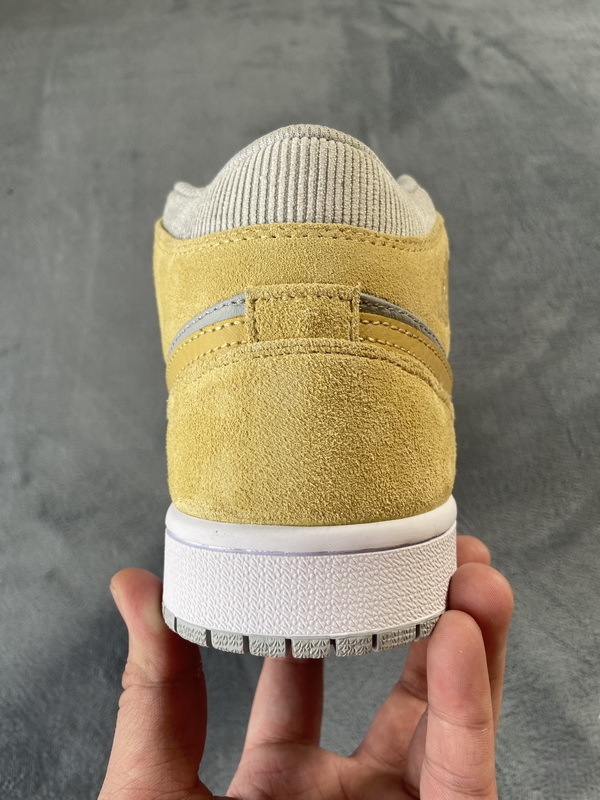 Air Jordan 1 Mid Mixed Textures Yellow