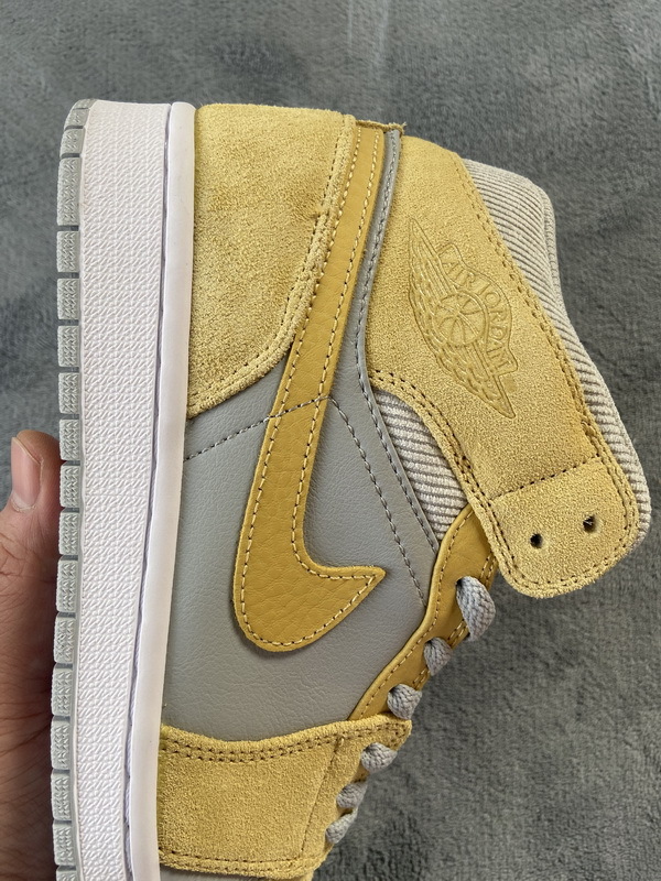 Air Jordan 1 Mid Mixed Textures Yellow