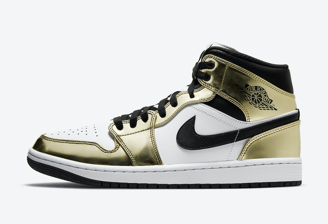 Air Jordan 1 Mid SE Metallic Gold