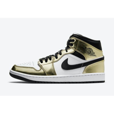 Air Jordan 1 Mid SE Metallic Gold DC1419-700 01