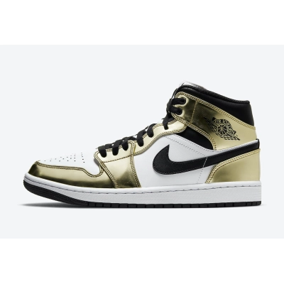 Air Jordan 1 Mid SE Metallic Gold DC1419-700 01