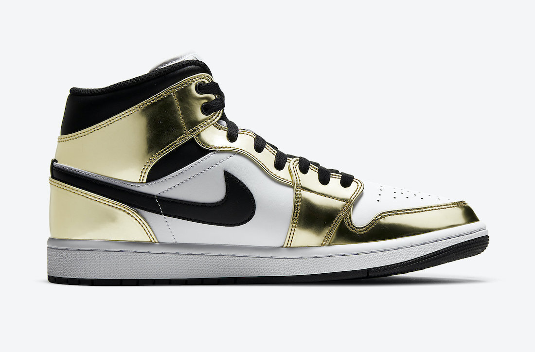Air Jordan 1 Mid SE Metallic Gold