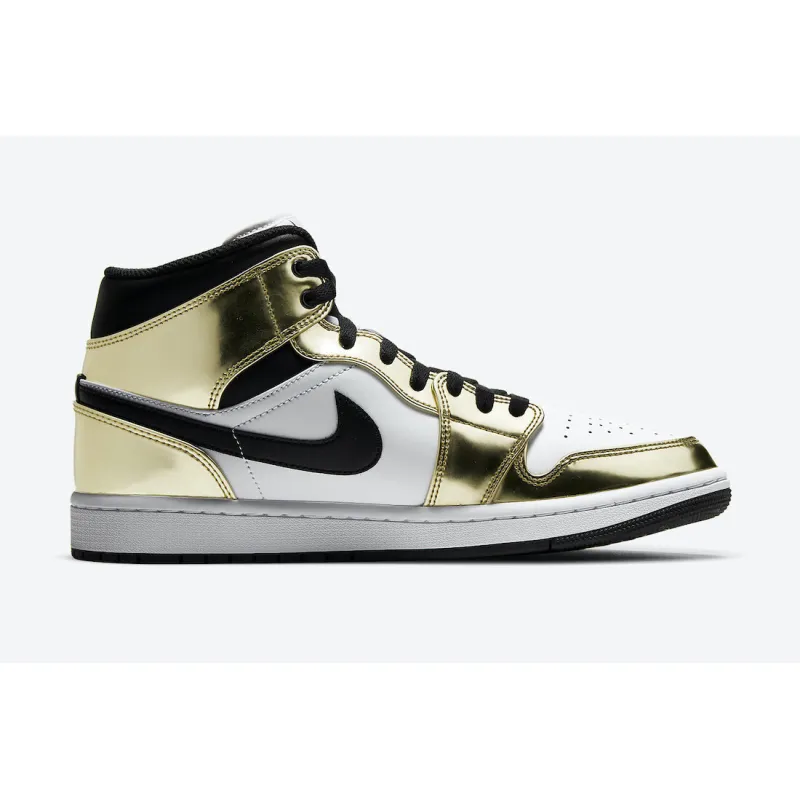Air Jordan 1 Mid SE Metallic Gold