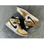 Air Jordan 1 Mid SE Metallic Gold