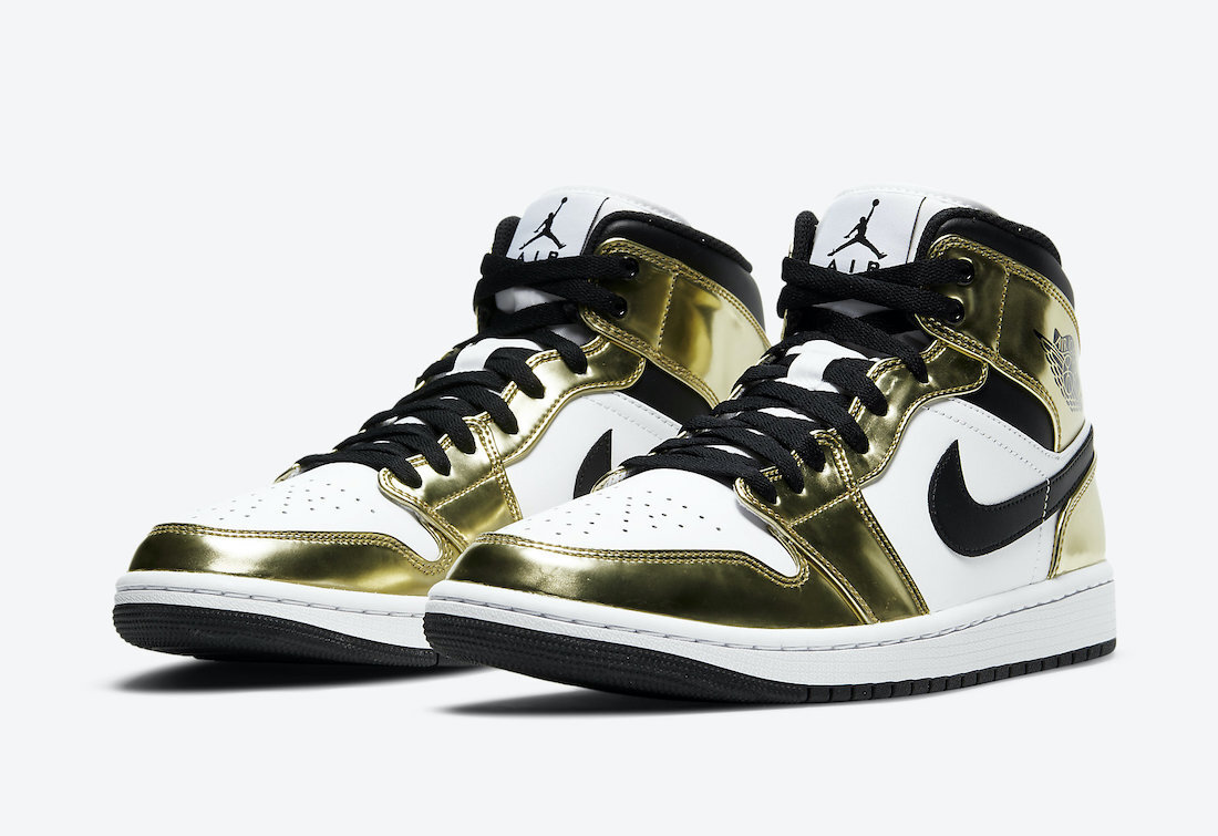 Air Jordan 1 Mid SE Metallic Gold