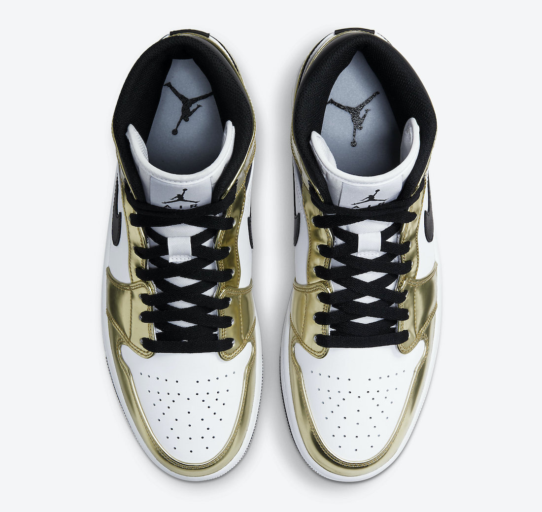 Air Jordan 1 Mid SE Metallic Gold