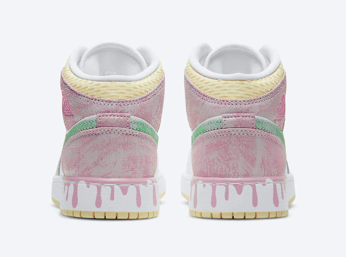 Air Jordan 1 Mid Paint Drip (GS)