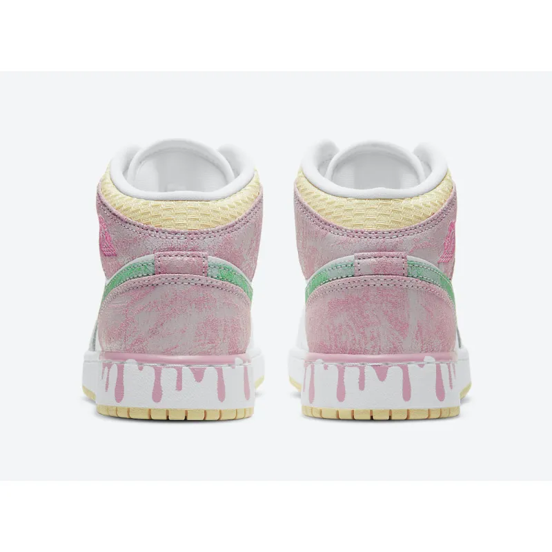 Air Jordan 1 Mid Paint Drip (GS)